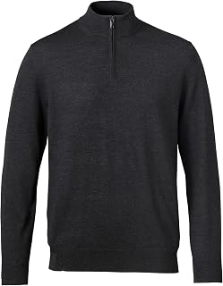 Charles Tyrwhitt Jumpers for Men - Merino Wool 1/4 Zip Jumper - Machine Washable & Temperature Regulating Knitwear for Smart & Casual Wear