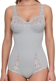 Susa Damen Body Mit Elastischer Spitze Latina Bodysuit Women