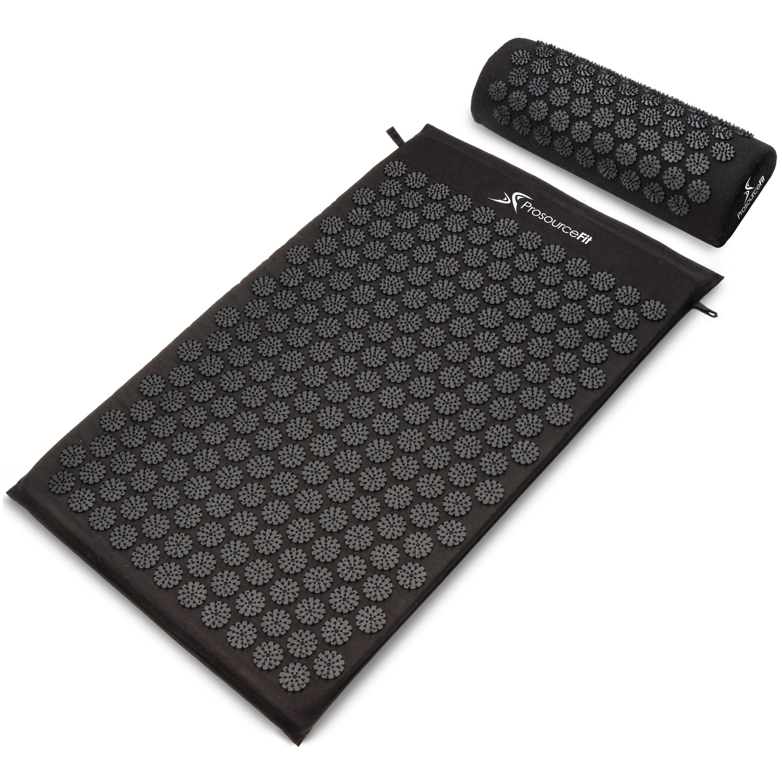 ProsourceFit Acupressure Mat and Pillow Set for Back/Neck Pain Relief and Muscle