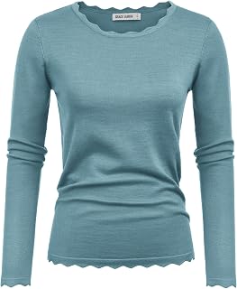 GRACE KARIN Long Sleeve Fall Sweaters for Women Trendy Business Casual Tops
