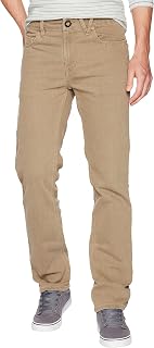 Volcom Men's Solver Stretch Denim Jeans – Jeans – Straight Leg – Men's