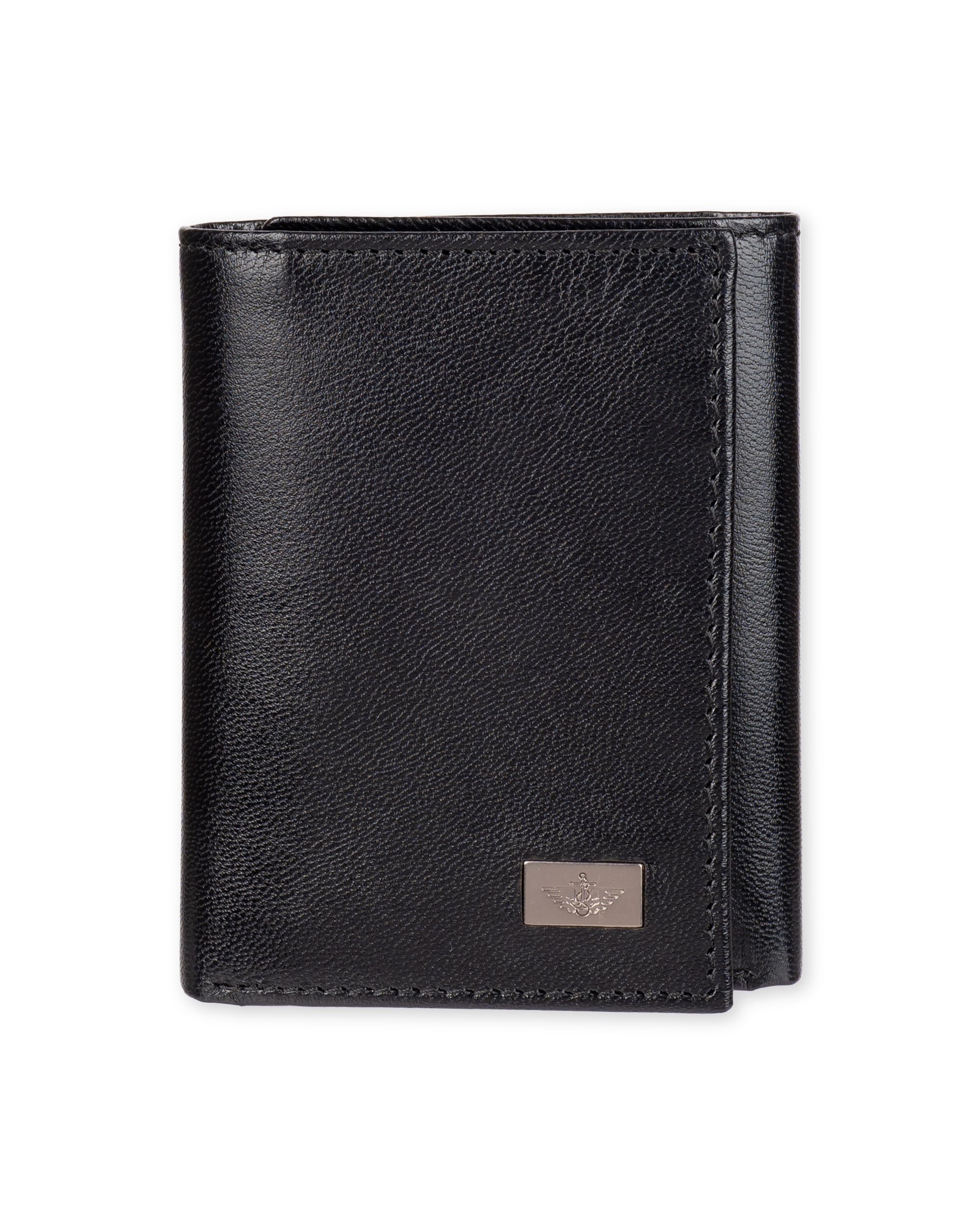 Dockers RFID Trifold Wallet for Men, Black, One Size, Black, One Size, RFID