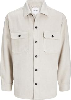 JACK & JONES Jjebradley Ollie Ls Noos Surt-Shirt Chemise à Manches Longues Homme (Lot de 1)