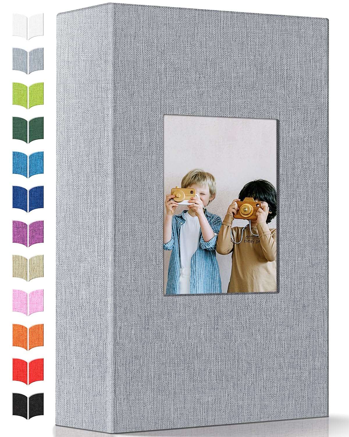 Artfeel Photo Album 4x6 with 300 Pockets,Slip-in Picture Albums,Linen Cover Memo