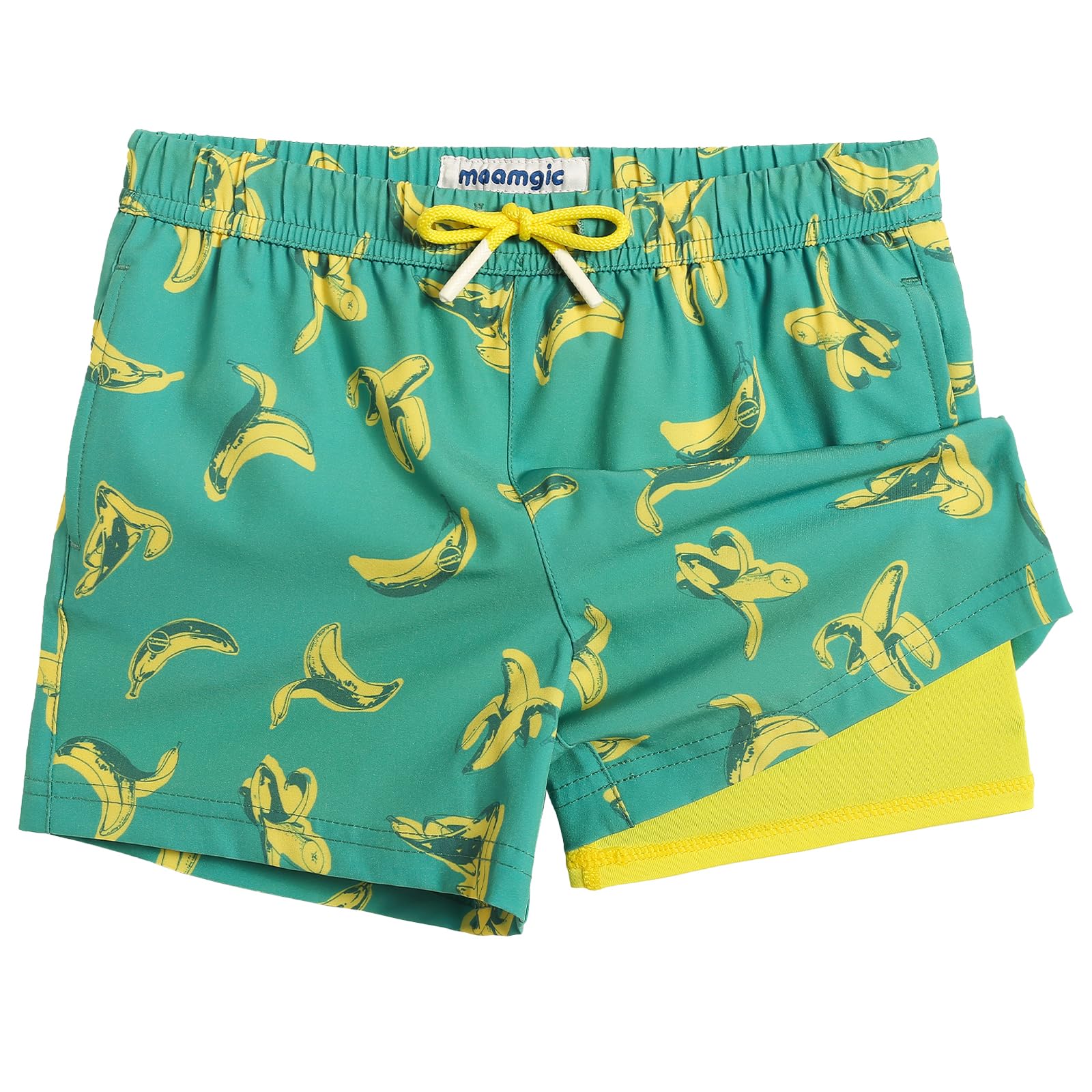maamgic 2-in-1 Quick Dry Children's Swimming Costume with Inner Briefs