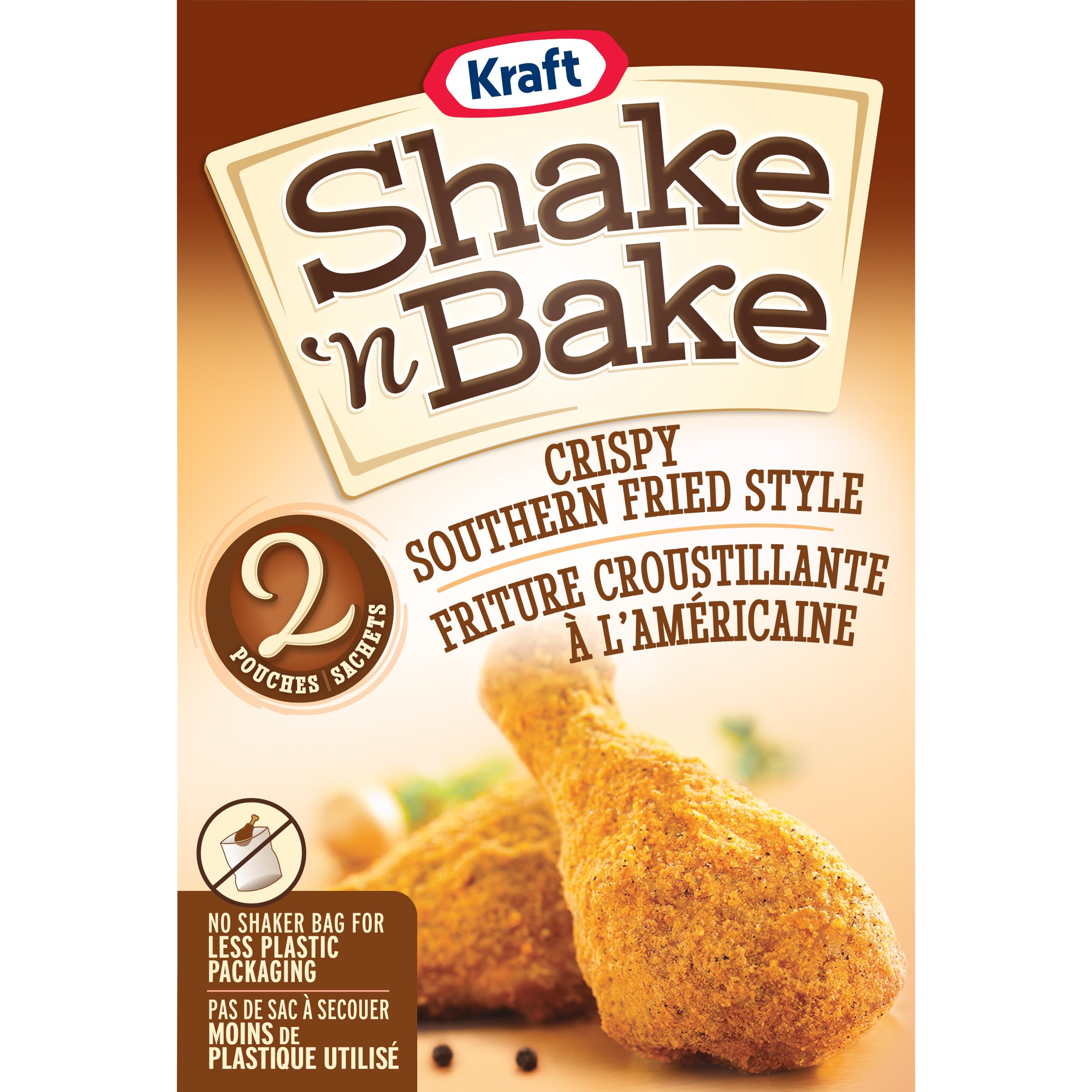 Shake 'N Bake Crispy Southern Fried Style Coating Mix, 142 g Box