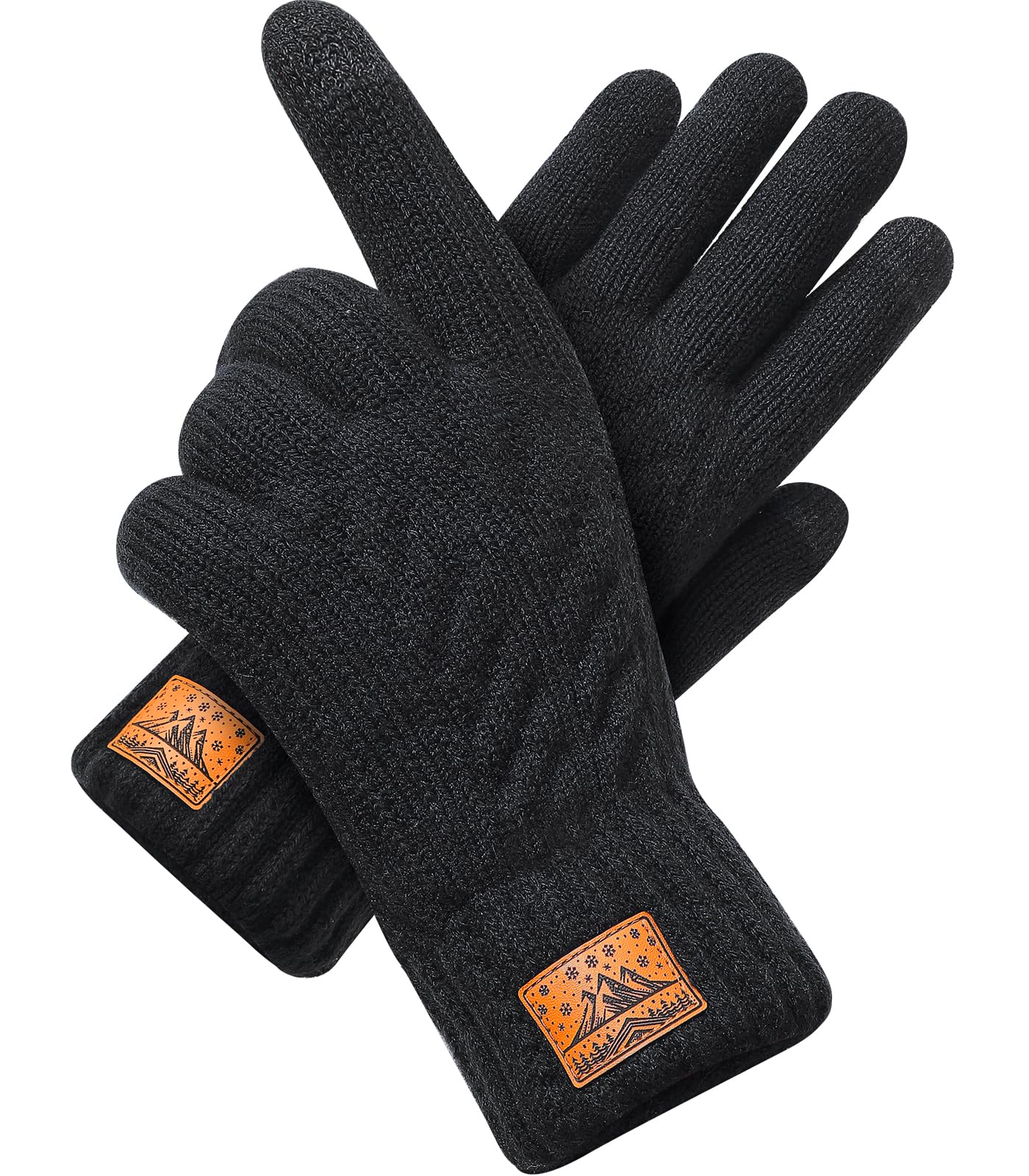 CHENMEI Winter Gloves for Men Women-Warm TouchScreen Cold Weather Gloves,Wool Kn