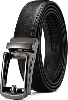 CHAOREN Mens Dress Belt - 1 1/4" Leather Ratchet Belt Comfort Click