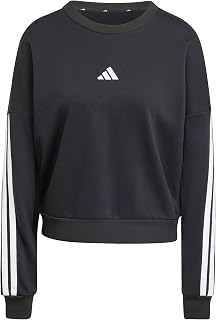 adidas FELPA DONNA ESSENTIALS 3 RIGHE FRANCESE SPUGNA