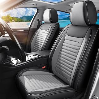 Front Car Seat Covers Fit for Toyota Venza 2009-2026, Beige