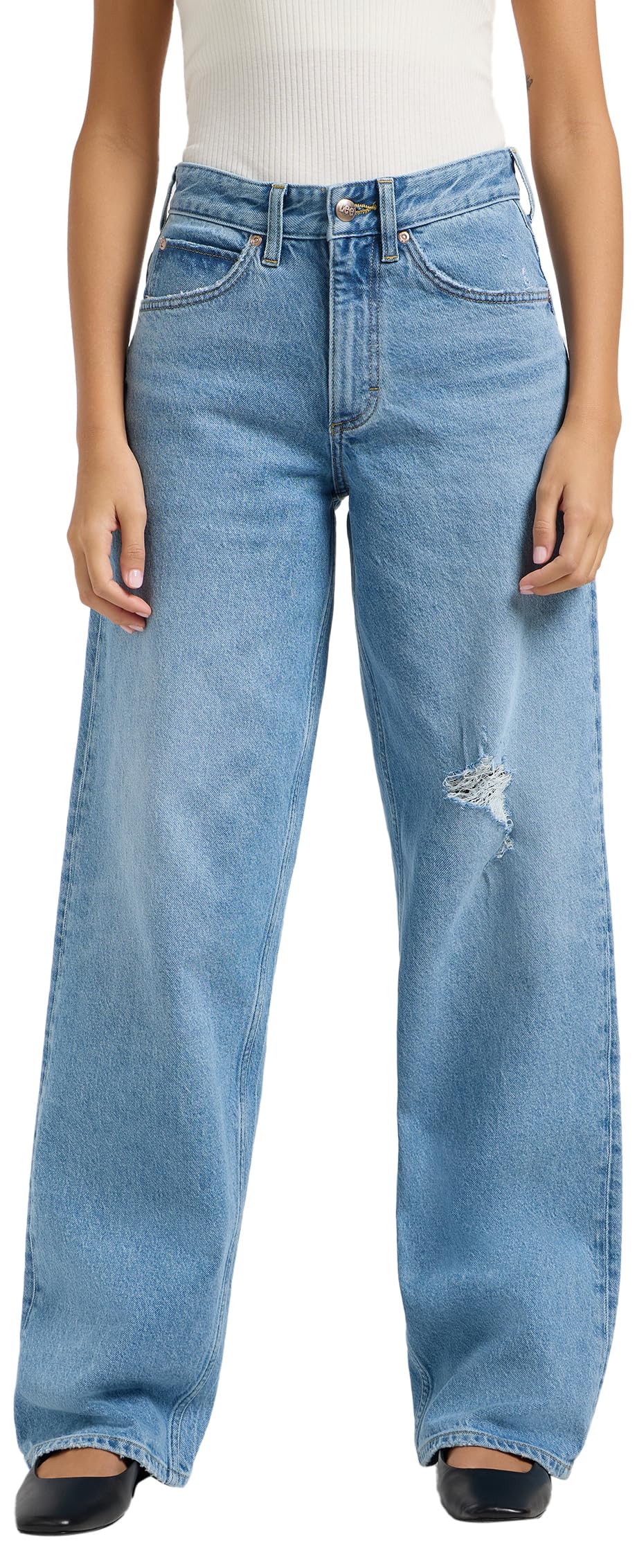 Lee - Women's Jeans - Wide Straight Fit - Rider Loose - Burst Limit