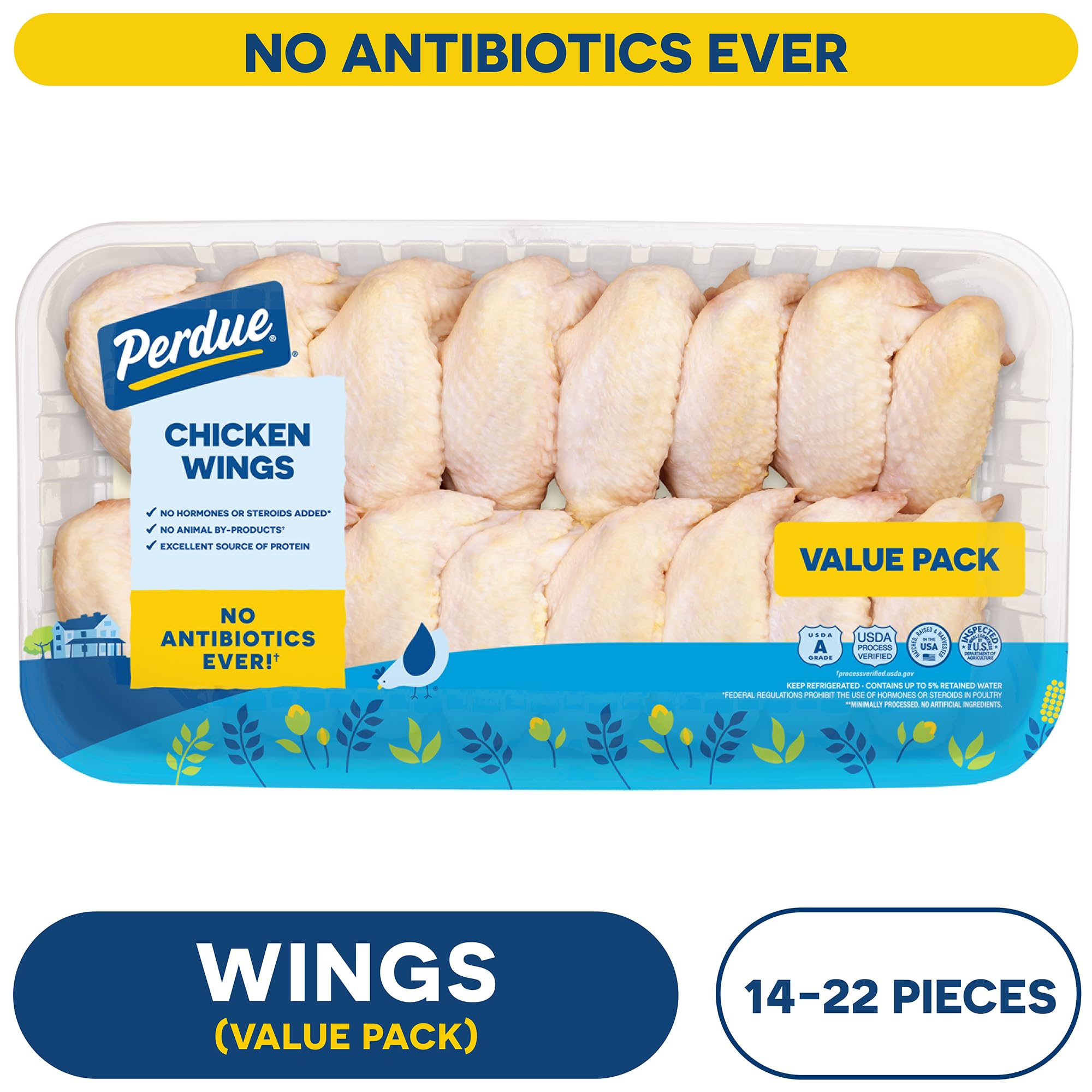 PERDUE Fresh Chicken Wings, Value Pack, Weight Varies