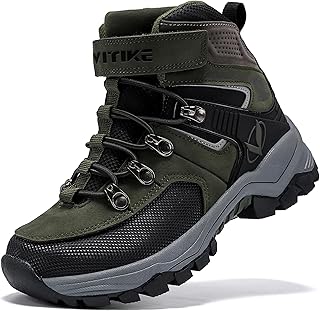 ASHION Winterschuhe Jungen Warme Kinder Trekking Schneestiefel