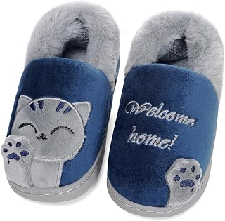 Slippers Girls Boys Warm House Slippers for Women Men Winter