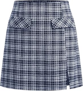 CIDER Mini Skirt High Waist Split Party Basic A Line Skirt
