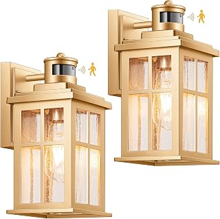 VIANIS Motion Sensor Outdoor Wall Lights, Exterior Garage Lighting Fixtures