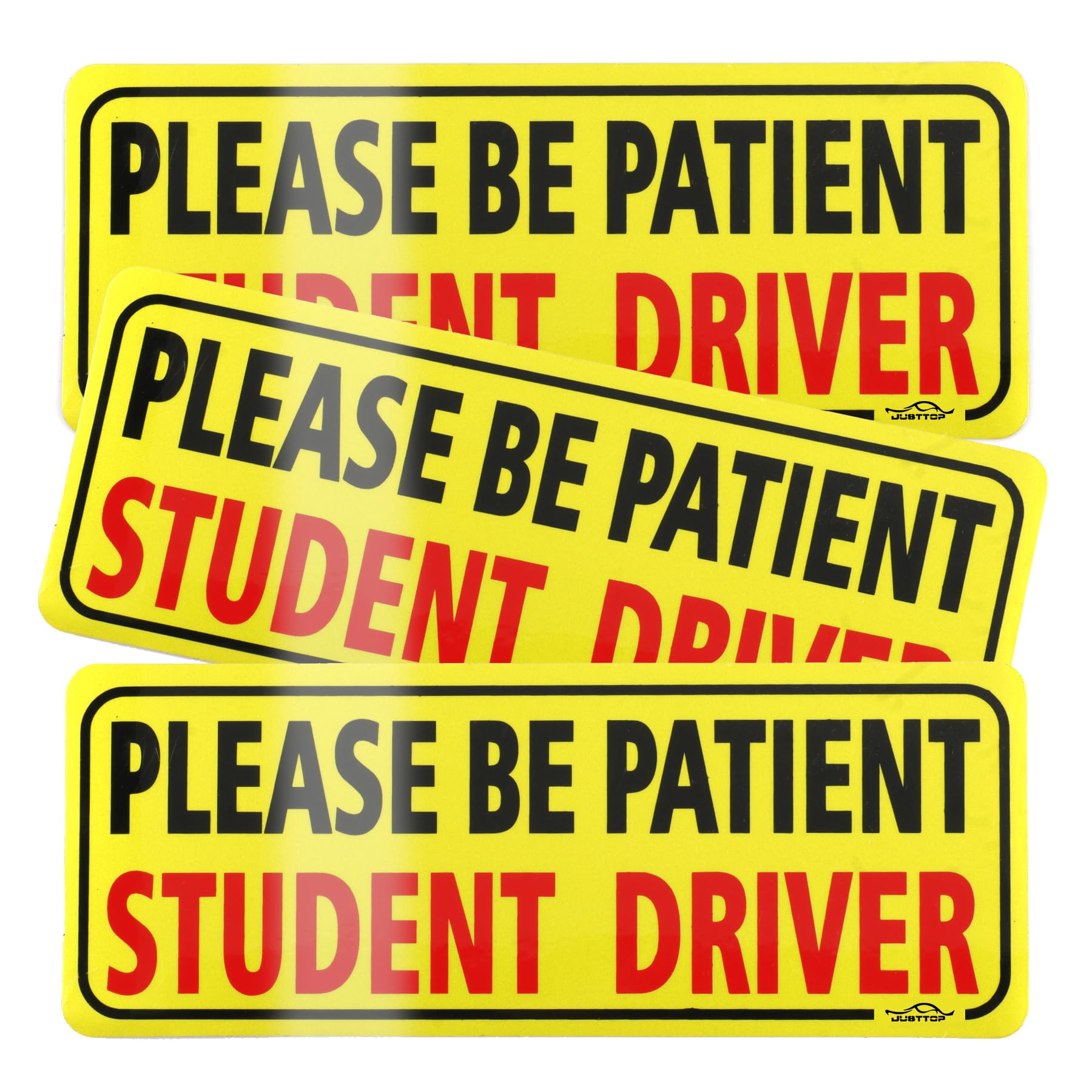 JUSTTOP 3pcs Student Driver Magnet for Car, Please Be Patient Student Driver, Ne