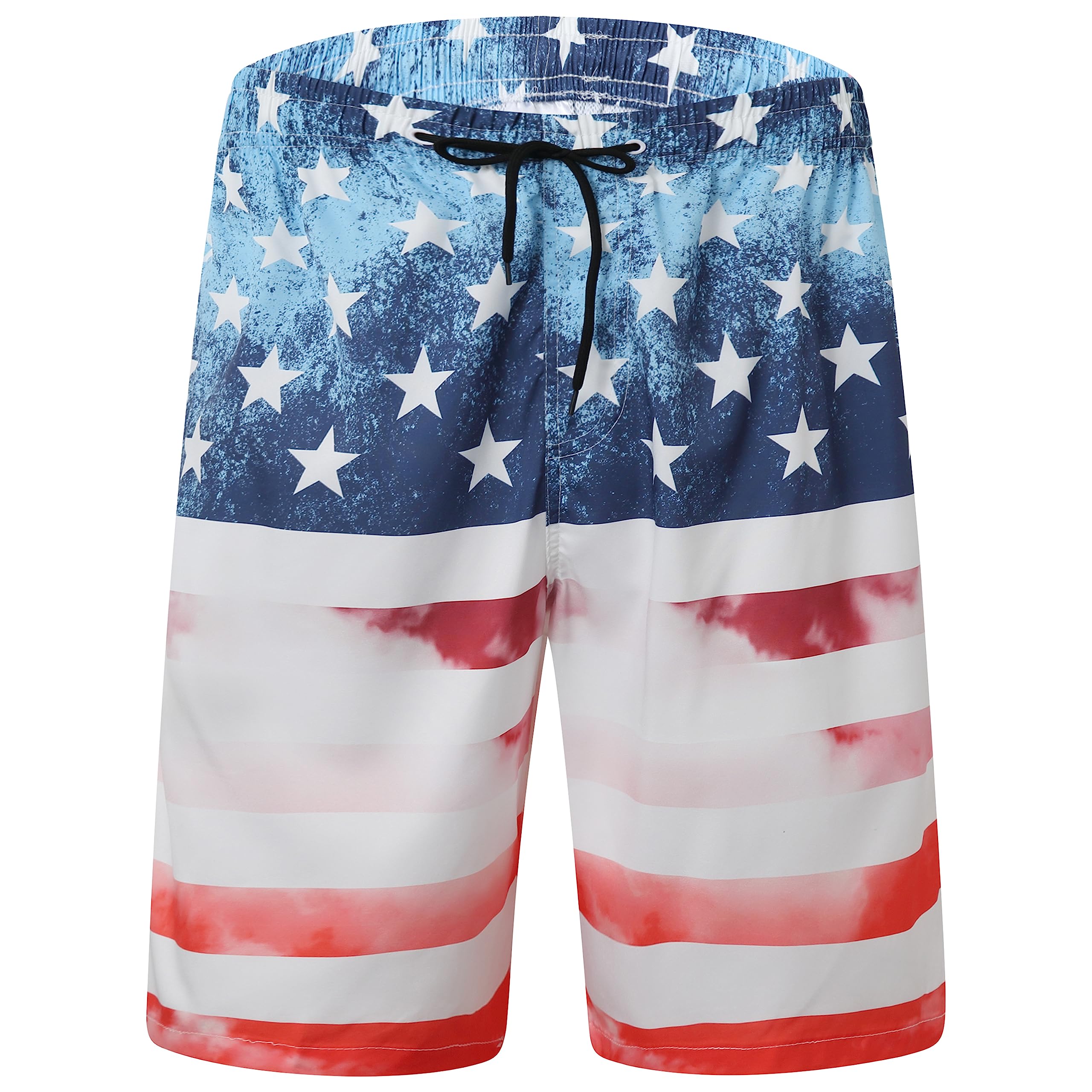 FT FENTENG Mens Swim Trunks Quick Dry Board Shorts with Mesh Lining, Breathable 