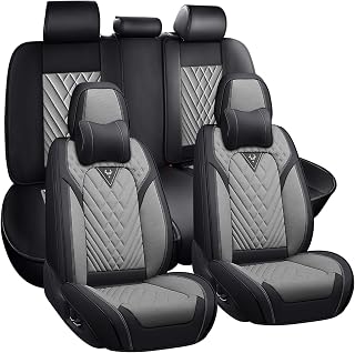 Seat Cover for Toyota Sienna 2000-2026.(Luxury 5 Seats/Black Gray)