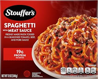 Stouffer's Spaghetti With Meat Sauce, Single Serve, Frozen Pasta Meal