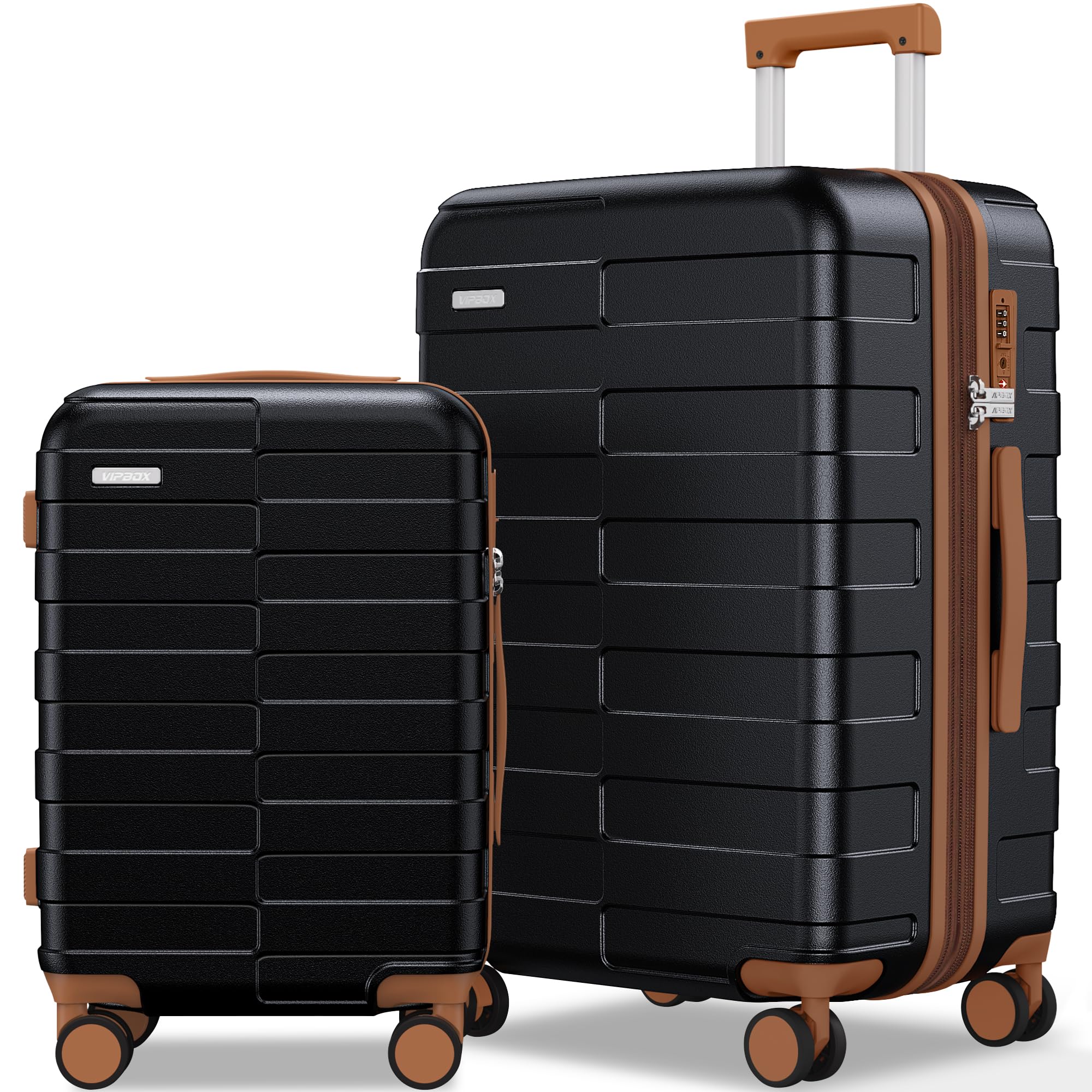 Vipbox Hard Travel Suitcase Set 3 Pieces (3 Years VIP Service) Polycarbonate Exp