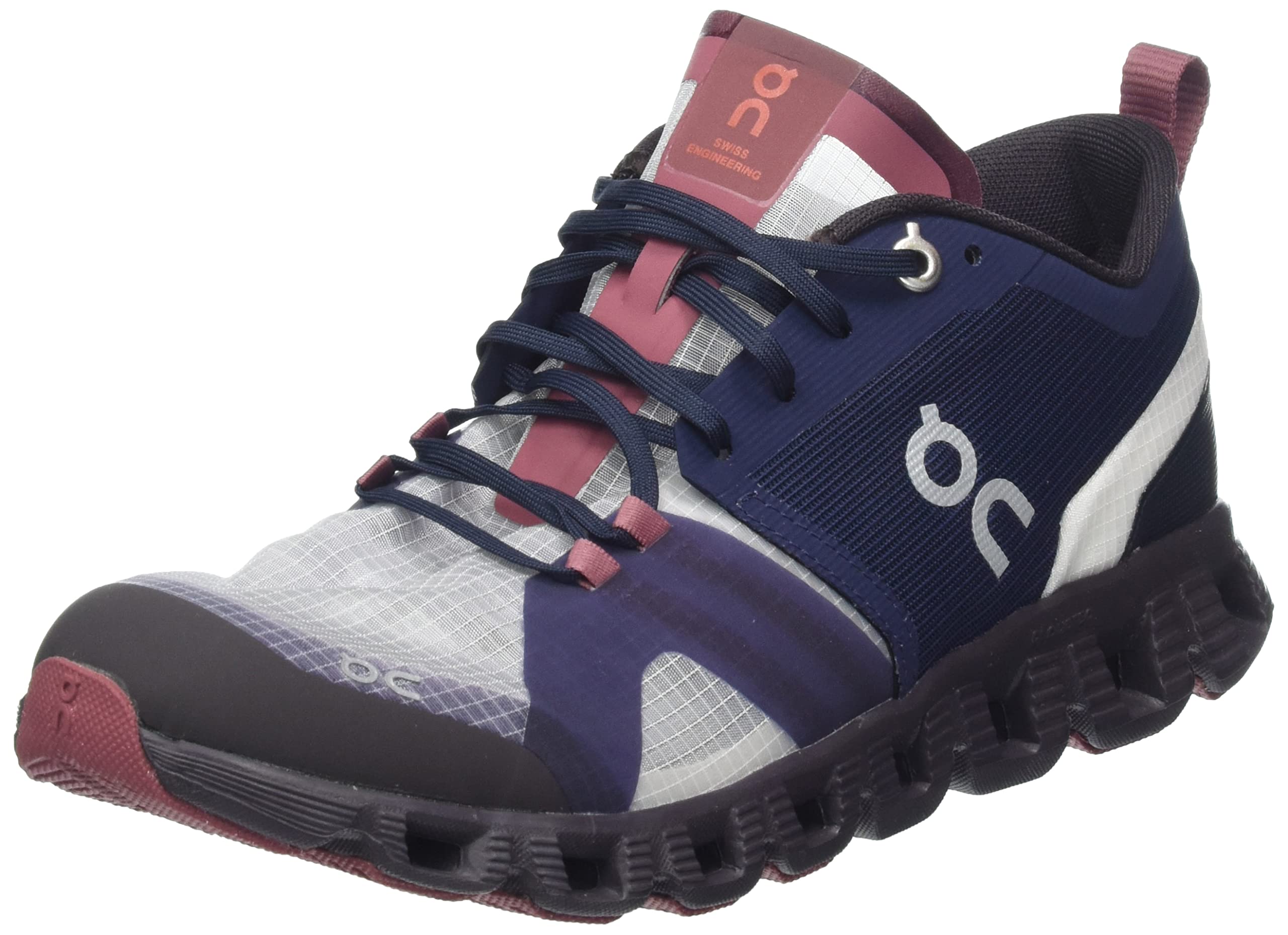 On Running Women's Cloud X Shift Textile Synthetic Trainers, Ink Cherry