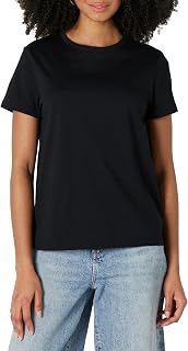 Amazon Essentials Women's Regular Fit 100% Cotton Crewneck Short Sleeve T-Shirt