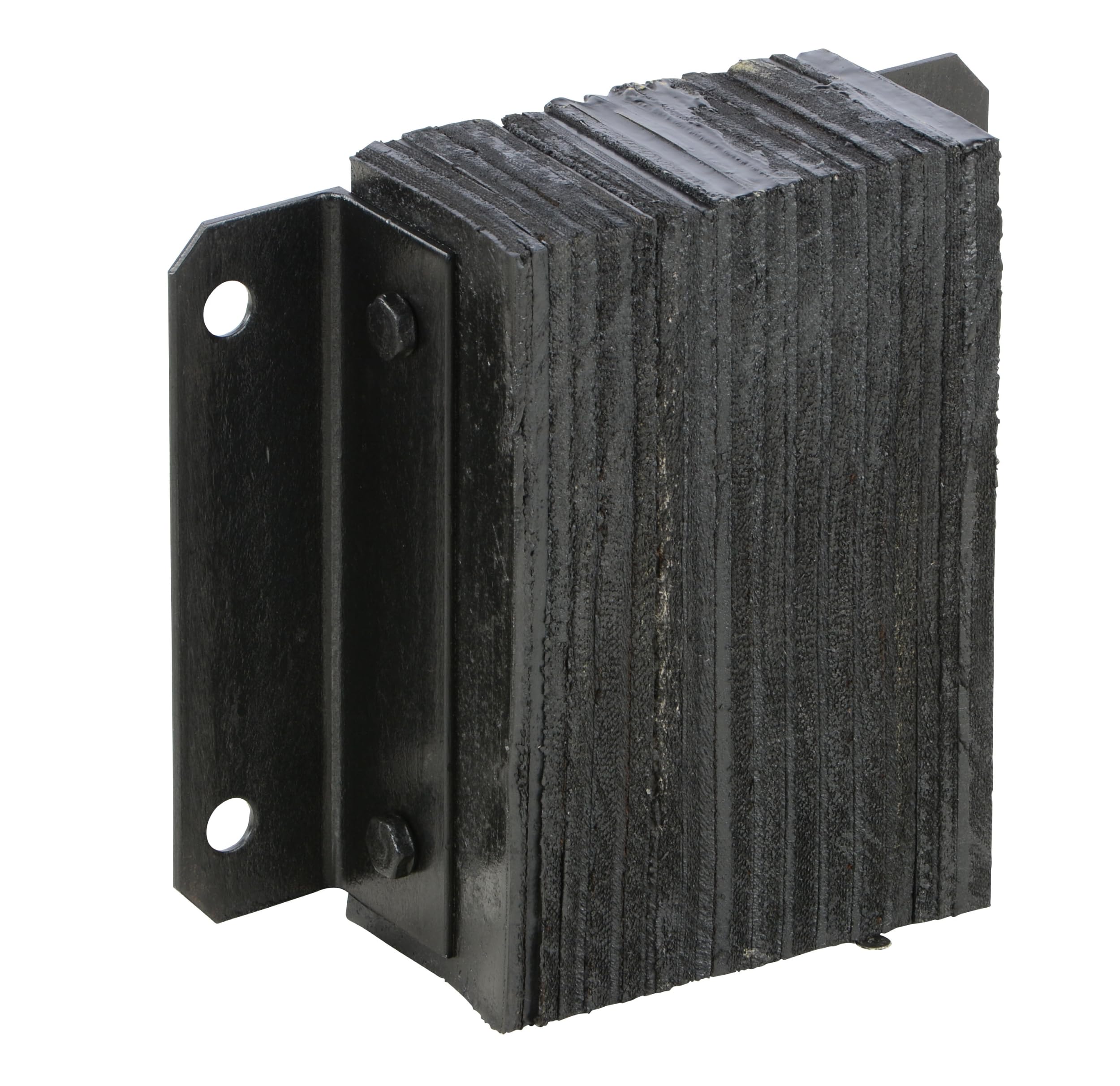 Vestil 1212-4.5 Laminated Rubber Dock Bumper 12 in. x 12 in. x 4-1/2 in. Black