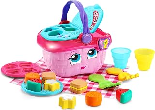 LeapFrog Shapes & Sharing Picnic Basket (English Version) | Pack a picnic for two and pretend to snack on yummy treats while exploring food, shapes and colors.