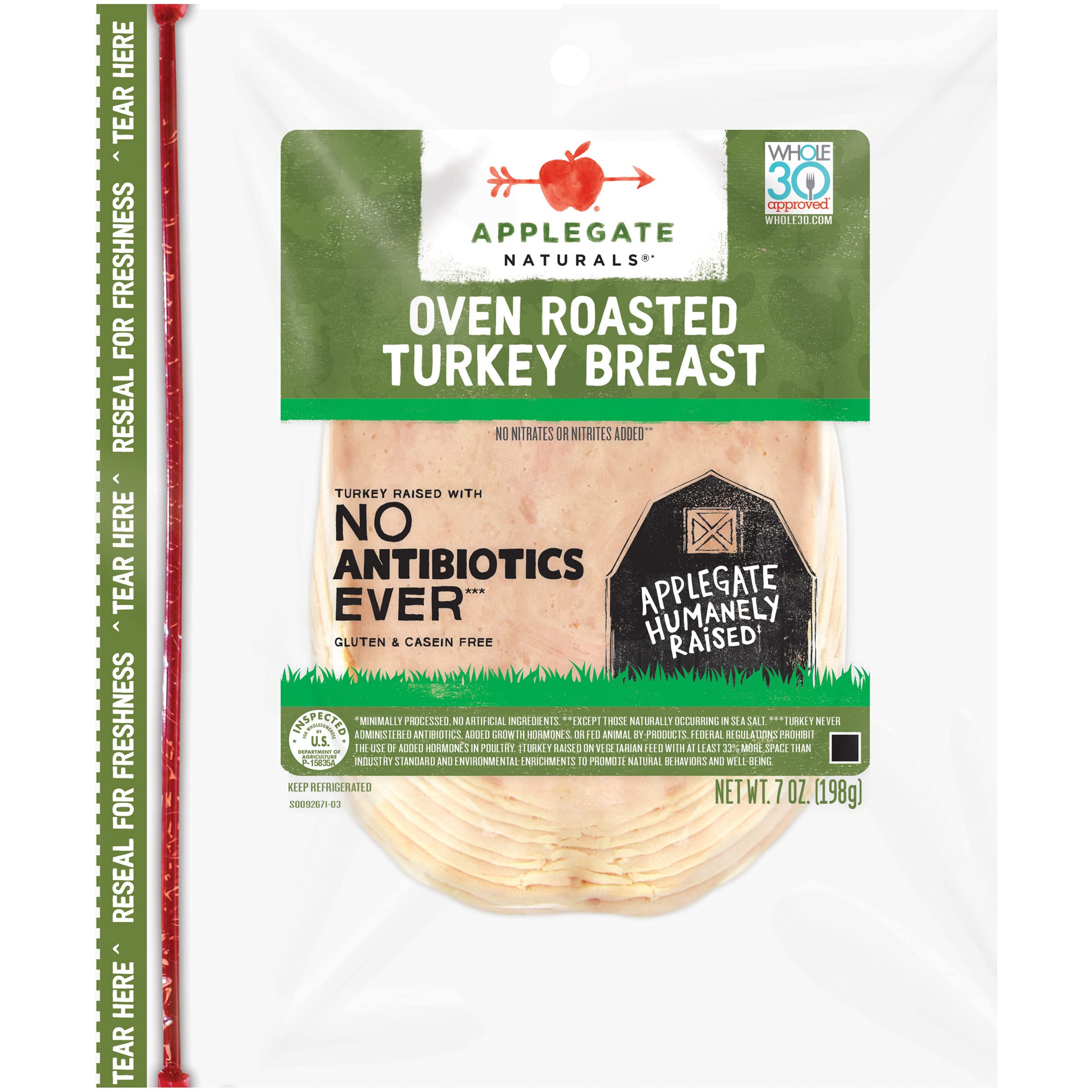 Applegate, Natural Oven Roasted Turkey Breast