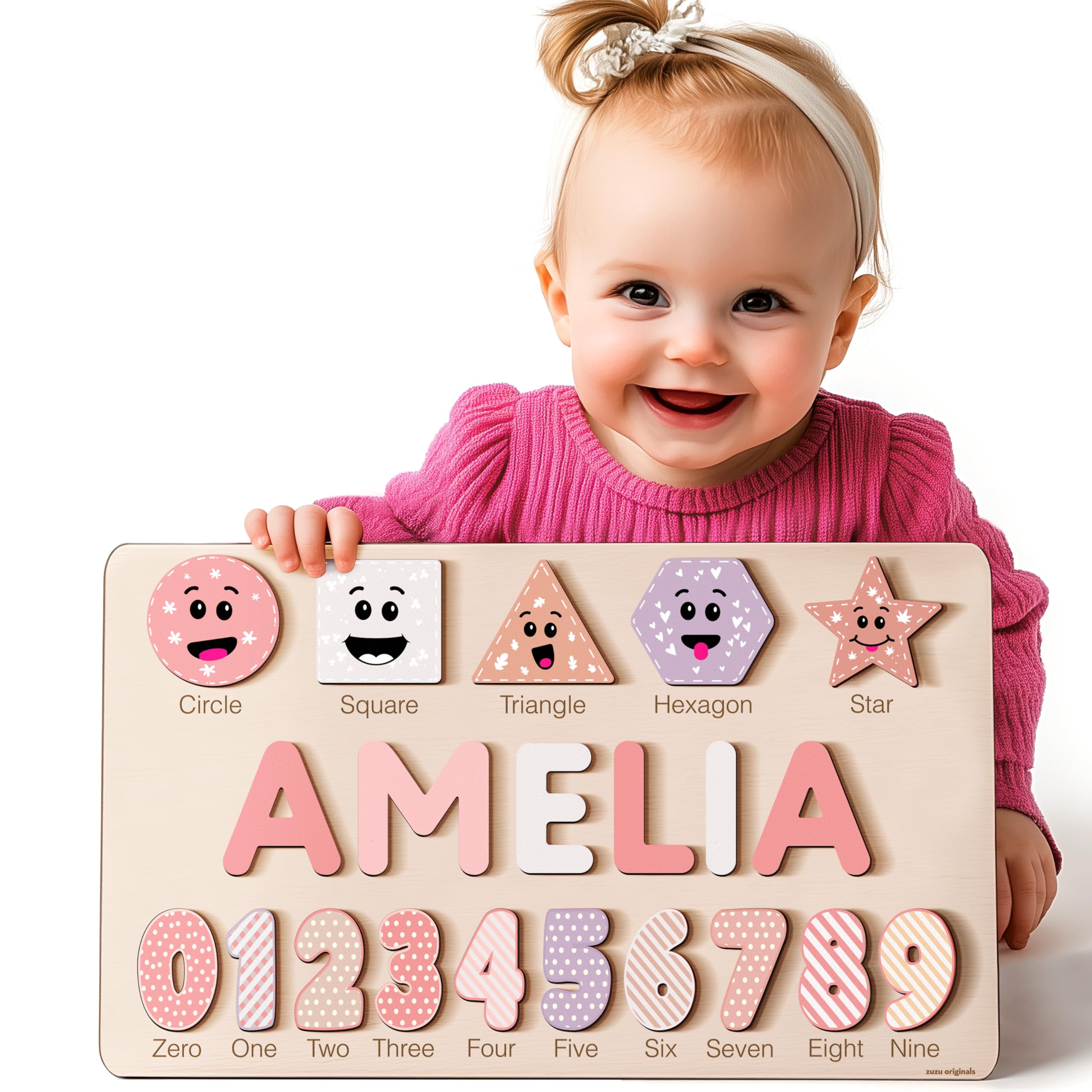 Wood Name Puzzle, Kid Gifts, Toddler Name Puzzle, Baby Name Puzzle, Baby Gifts, 