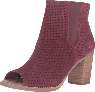 TOMS Women's Majorca Peep ToeMid Calf Boot
