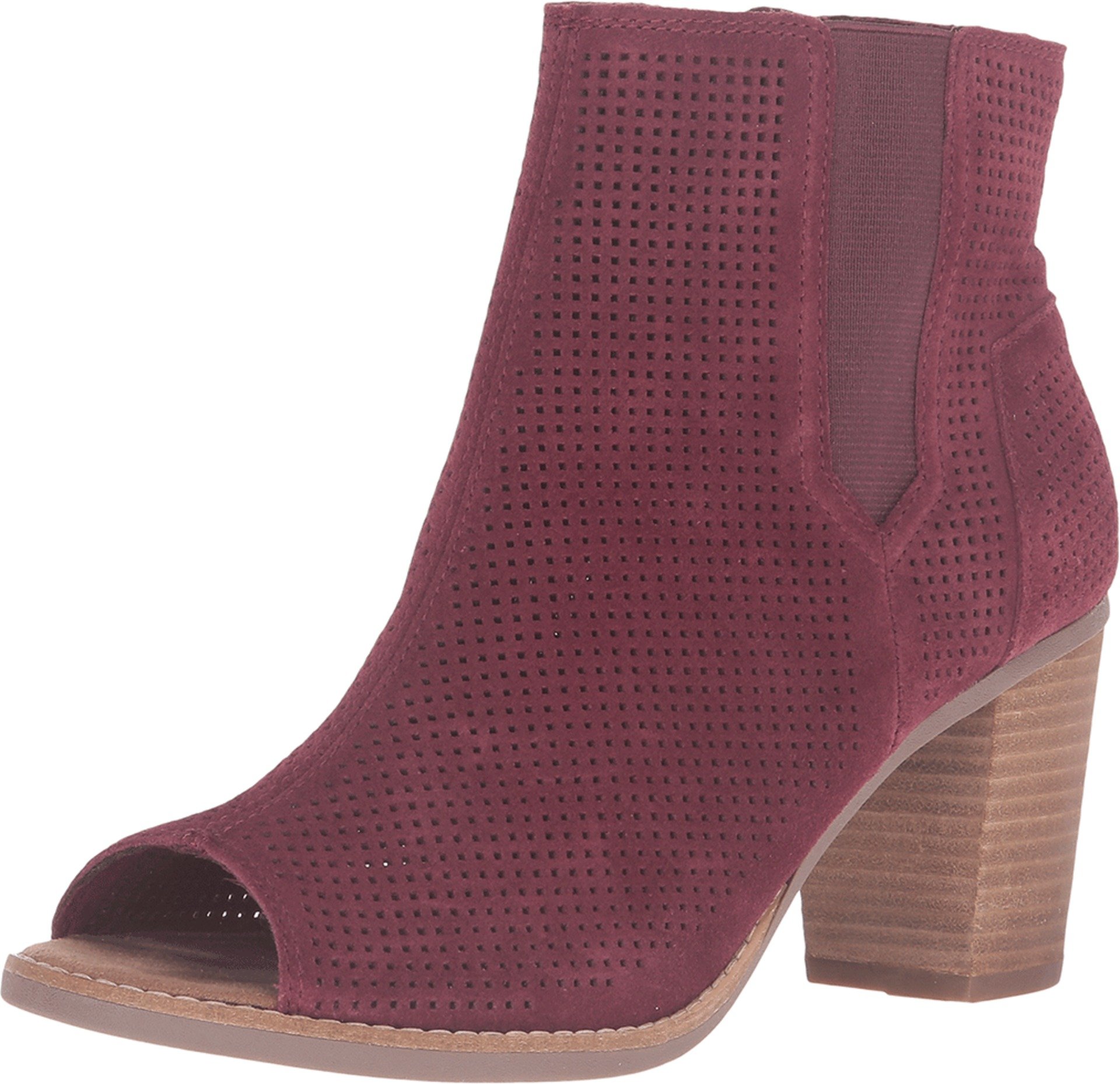 TOMS Women's Majorca Peep ToeMid Calf Boot