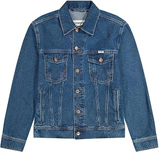 WRANGLER - Men's Jacket - Casual Fit - Classic Jacket - Mid Stone