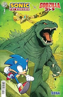 Sonic the Hedgehog X Godzilla #3A IDW | Comic Book 1st Print Mothra