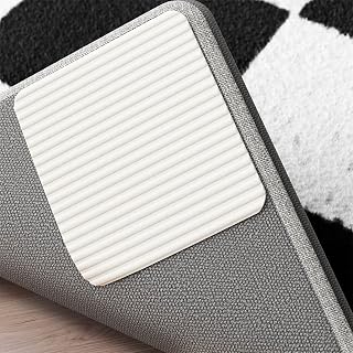 Home Techpro Vacuum Tech Rug Pad Gripper for Hardwood Floors No Damage Tape | New Material to Keep Your Rug in Place, Runner Rug Non Slip Rug Corner Pads Stickers for Carpet, Area Rug, Heavy Duty, 4PCS