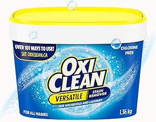 OxiClean All-Purpose Stain Remover Powder, Color Safe, 1.36 kg | Color-safe stain remover powder for laundry, carpet, upholstery, and household cleaning; chlorine bleach-free