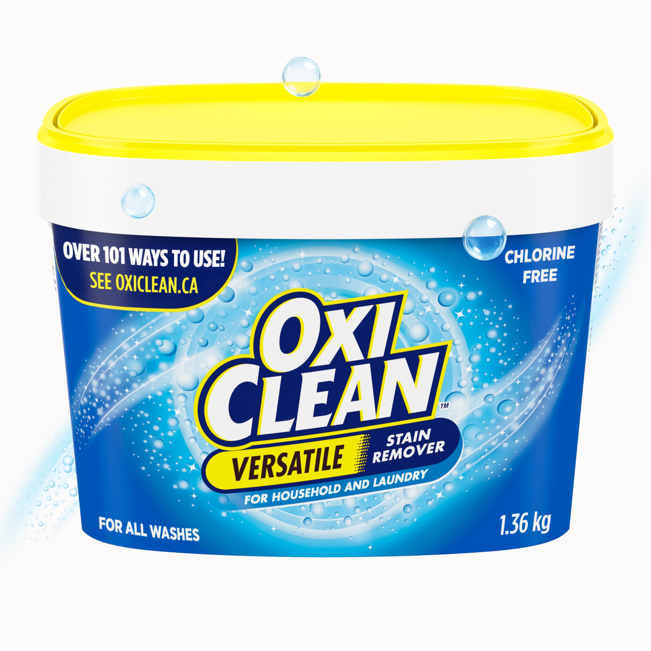 OxiClean All-Purpose Stain Remover Powder, Color Safe, 1.36 kg | Color-safe stai