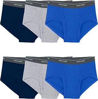 Fruit of the Loom Men's Underwear Briefs, Tag Free & Moisture Wicking
