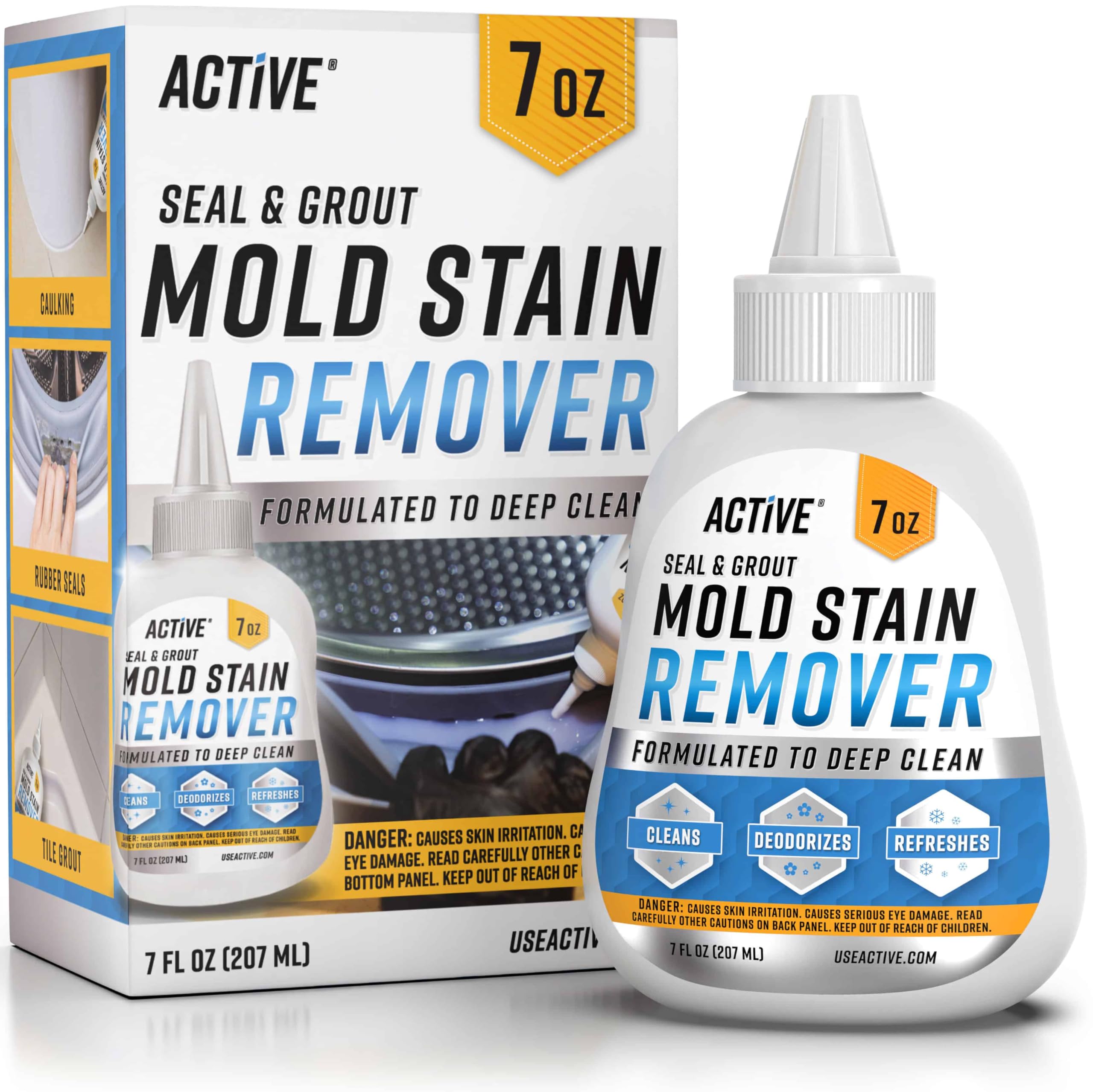 ACTIVE Mold Stain Remover Gel Cleaner Heavy Duty Stain Cleaner for Front Loader 