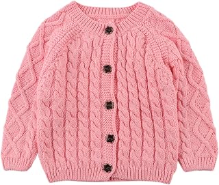 Baby Girl Sweater Toddler Knit Cardigan Infant Boy Long Sleeve Coat