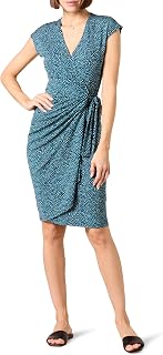 Amazon Essentials Women's Classic Cap Sleeve Wrap Dress