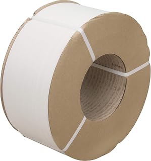 KLETON - Strapping, Polypropylene, 3/8" W x 12900' L, White, Machine Grade Roll