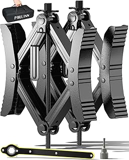 PAULINN Camper RV Wheel Chock Stabilizer 2 Sets for Travel Trailers Heavy Duty X Chocks Fits 3.5" To 12" Wheel Gaps