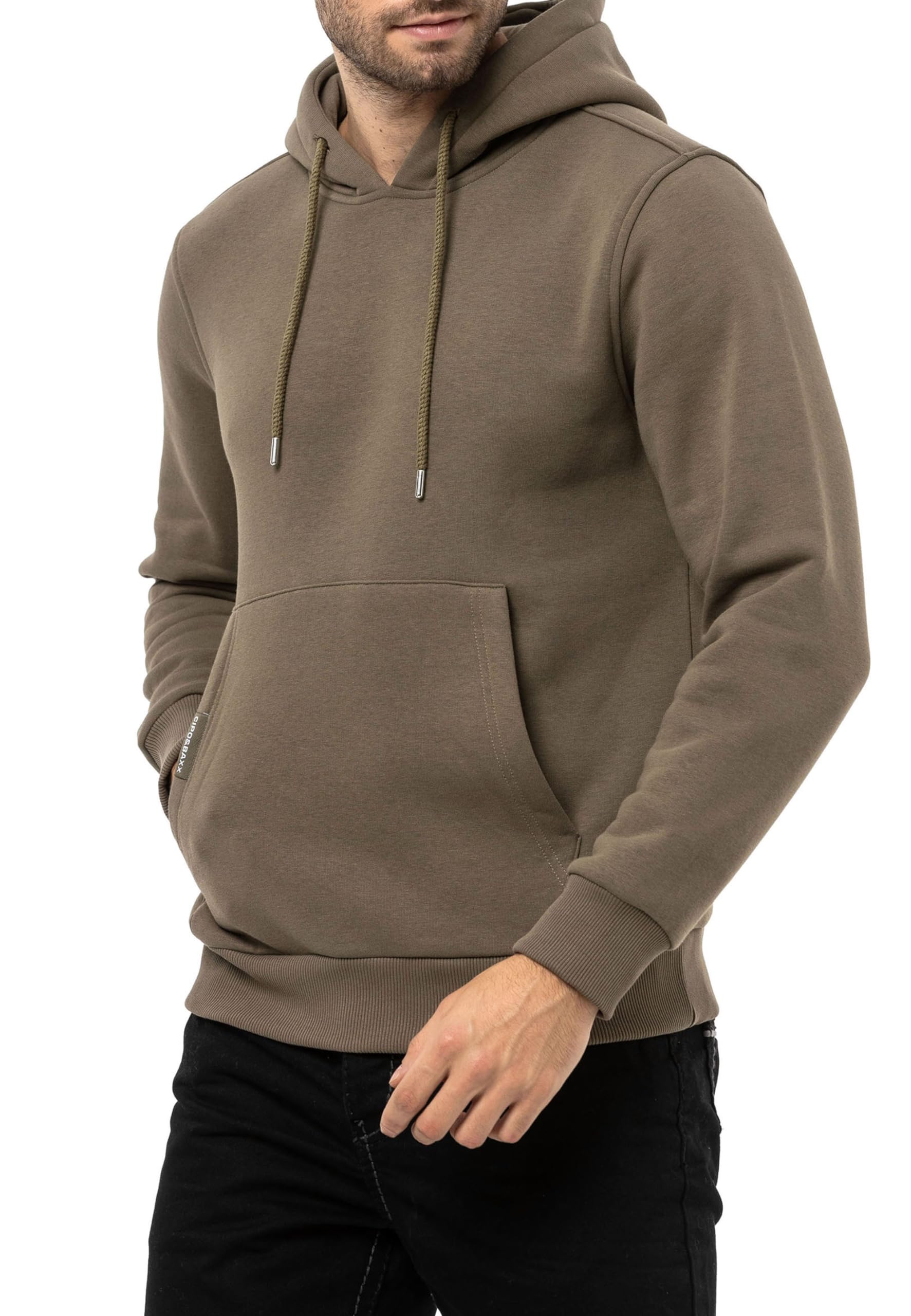 Cipo & Baxx Men's Basic Zip Hoodie