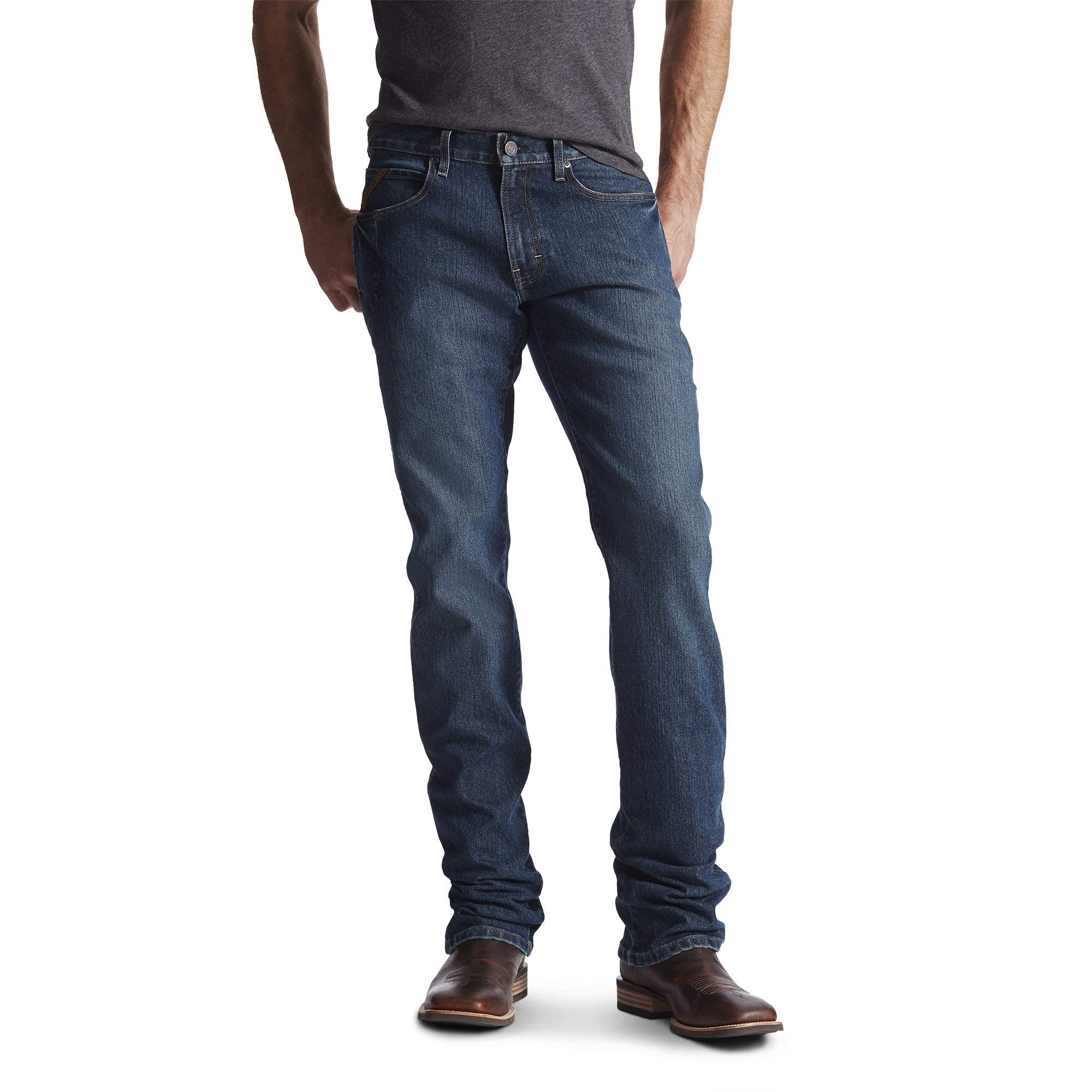 ARIAT Rebar M4 Slim Fit Durastretch Straight Leg Jean - Men's Utility Work Trous