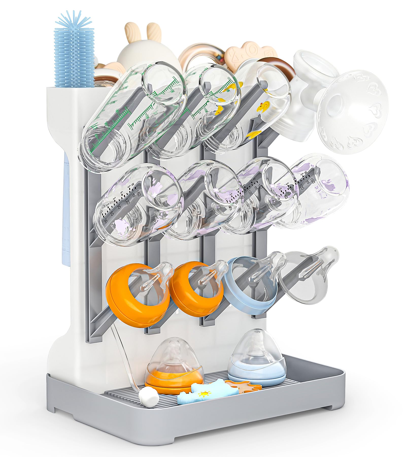 GoMaihe Baby Feeding Bottle Drier: Vertical Baby Bottle Dryer - Space Saving Acc