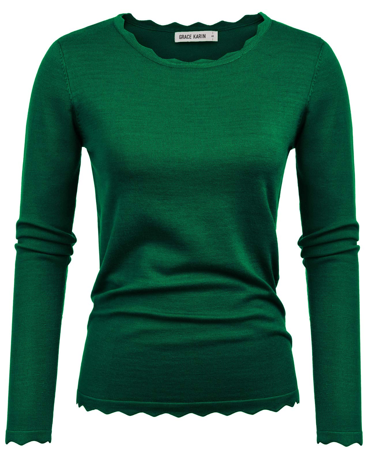 GRACE KARIN Long Sleeve Fall Sweaters for Women Trendy Business Casual Tops