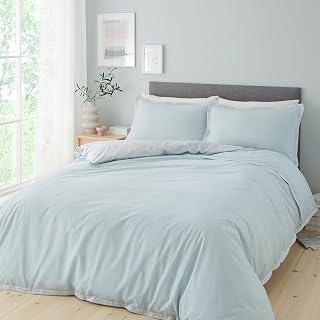 Catherine Lansfield Oslo Double Duvet Cover Set, Blue