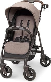 Graco Merge 360 Stroller, Sable | Front &amp; Rear 360° Rotating Swivel Wheels, One-Hand One-Second Fold, Plush Fabrics, Adjustable Harness &amp; Recline, Travel-Ready